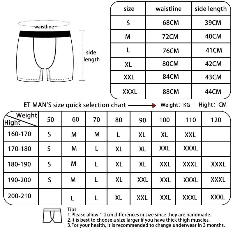 メンズ アスレチック ボクサー ブリーフ ロングレッグ -  - Multi Pack Underwear のレビューと価格